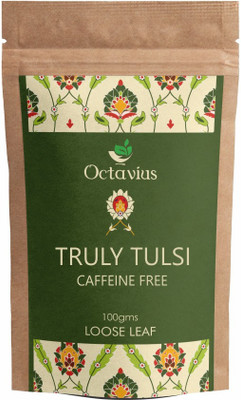 

Octavius Truly Tulsi Loose Leaf ( Caffeine Free ) Tulsi Herbal Tea(100 g, Vacuum Pack)