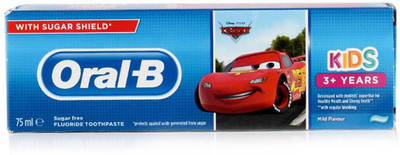 

Oral-B Kids Toothpaste (3Y+) - 75ml (Disney Car) Toothpaste(11 g)