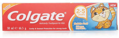 

Colgate Toothpaste for Kids Anticavity Bubble Fruit Toothpaste(50 g)