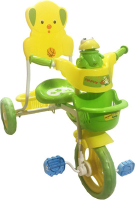 

Blubud Kids Tricycle with Storage Basket and Music (Green and Yellow Frog Face) HK305AG1 Tricycle(Green, Yellow)