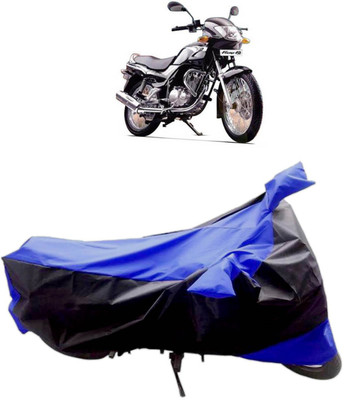 InayaAutoMotive Two Wheeler Cover for TVS(Fiero F2, Black, Blue)
