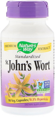 

Nature's Way St John's Wort Standardized - 90 Capsules(90 No)