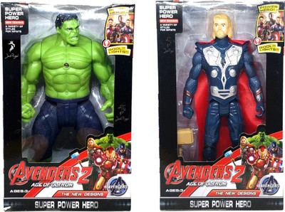 

Lovely Thor and hulk toys(Multicolor)