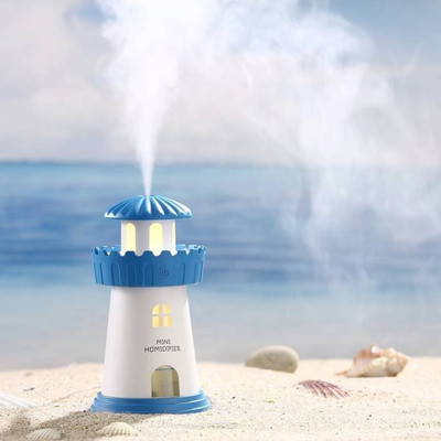 

Unique Buyer Lighthouse Shaped Air Freshener Humidifier With LED Night Light For Car , Home And Office Portable Room Air Purifier(Multicolor)