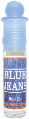 INDRA SUGANDH Blue Jeans Attar Roll On PERFUME FOR MEN 24 HOURS LONG LASTING FRAGRANCE Floral Attar(Floral)