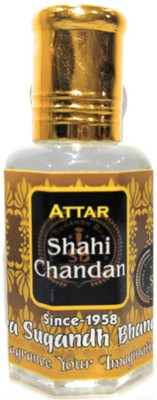 

INDRA SUGANDH Shahi Chandan,Real Sandal Attar 12ml ~ For Men, Long Lasting Original Chandan Attar Herbal Attar(Woody)