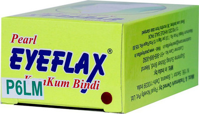 

Pearl Eyeflax 2 In 1 Kumkum Light Maroon Bindi (For Single Use Only) Pack of 15 Flaps Forehead Maroon Bindis(Sticker)
