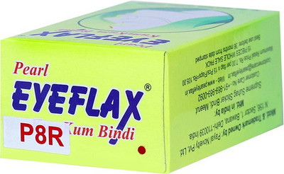 

Pearl Eyeflax 2 In 1 Kumkum Red Bindi (For Single Use Only) Pack of 15 Flaps Forehead Red Bindis(Sticker)