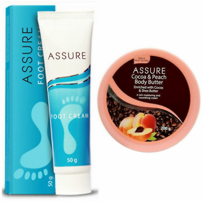

Assure Foot Cream & Cocoa Peach Body Butter(Set of 1)