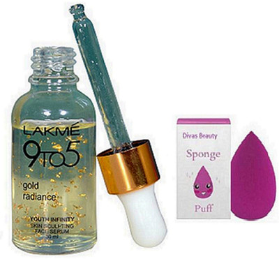 

Divas Beauty Lakme 9to5 gold radiance face serum 30ml(Set of 2)