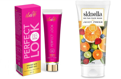

iba halal Perfect Look BB Cream and Juicy Fresh De-Tan Face Mask combo(Set of 2)