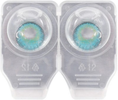 

teenager Teencon27 Yearly Contact Lens(0.00, Sea Blue, Pack of 1)