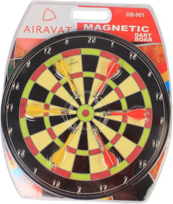 Authfort Magnetic Dart Board Game Multicolor - 34.5 CM Convertible Tip Dart(Multicolor, Pack of1)
