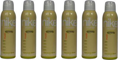 

Nike Urban Musk (Pack of 6) Body Spray - For Women(1200 ml, Pack of 6)