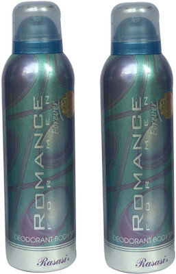 

Rasasi Romance Forever (Pack of 2) Body Spray - For Men(400 ml, Pack of 2)
