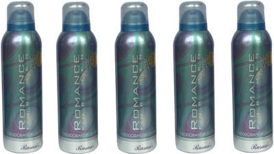 

Rasasi Romance Forever (Pack of 5) Body Spray - For Men(1000 ml, Pack of 5)