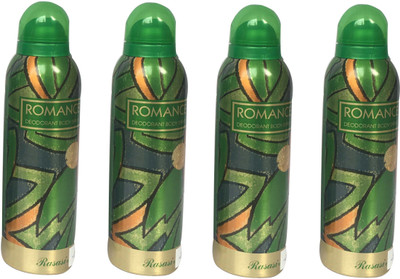 

Rasasi Romance Pour Femme (Pack of 4) Body Spray - For Women(800 ml, Pack of 4)
