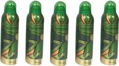 

Rasasi Romance Pour Femme (Pack of 5) Body Spray - For Women(1000 ml, Pack of 5)