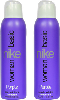 

Nike Purple Basic Women (Pack of 2) Body Spray - For Women(400 ml, Pack of 2)