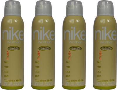 

Nike Urban Musk (Pack of 4) Body Spray - For Women(800 ml, Pack of 4)