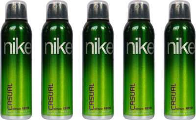 

Nike Casual (Pack of 5) Body Spray - For Men(1000 ml, Pack of 5)