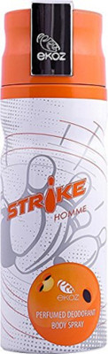 

Ekoz (Paris) Strike Homme Imported Deodorant for Men (Pack of 1, 200ml) Deodorant Spray - For Men(200 ml)