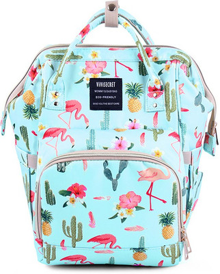 

ViViSECRET Diaper yummy mummy changing bag/outdoor travel baby diaper backpack/baby travel organizer (L-23cm, B-15cm, H-33cm) Diaper Backpack(Rainforest)