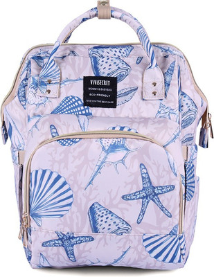 

ViViSECRET Diaper yummy mummy changing bag/outdoor travel baby diaper backpack/baby travel organizer (L-23cm, B-15cm, H-33cm) Diaper Backpack(Beach Paradize)