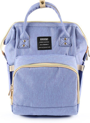 

ViViSECRET Diaper yummy mummy changing bag/outdoor travel baby diaper backpack/baby travel organizer (L-23cm, B-15cm, H-33cm) Diaper Backpack(Purple Blue)