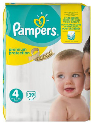 

Pampers Baby Diapers Premium Protection (Size 4) - S(39 Pieces)