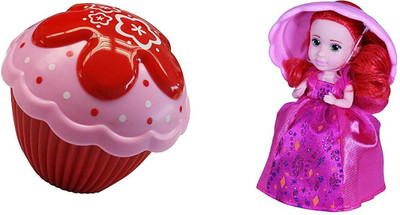 

Winning Moves Cupcake Surprise Surprise Princess - Marilyn Doll, Red(Multicolor)