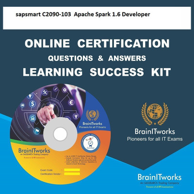

sapsmart C2090-103 Apache Spark 1.6 Developer Online Certification Learning Made Easy(DVD)