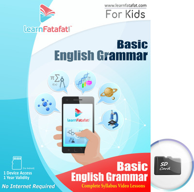 

LearnFatafat Basic English Grammar Course for Kids SD Card(E-learning SD Card)