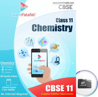 

LearnFatafat CBSE 11 Chemistry E learning Video Course SD Card(E-learning SD Card)