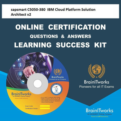

sapsmart C5050-380 IBM Cloud Platform Solution Architect v2 Online Certification Learning Made Easy(DVD)