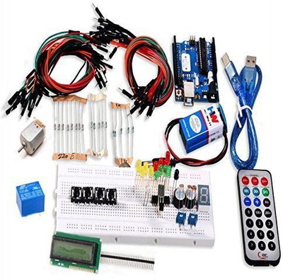 

REES52 Arduino Uno Based Starter Kit Basic Electronic Components Electronic Hobby Kit
