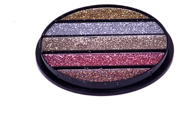 

Professional 5 Color Ultra Shiny Glitter Eye Shadow Palette 36 g(Glitter)