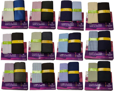 Raymond Poly Viscose Solid Shirt & Trouser Fabric(Un-stitched) Flipkart