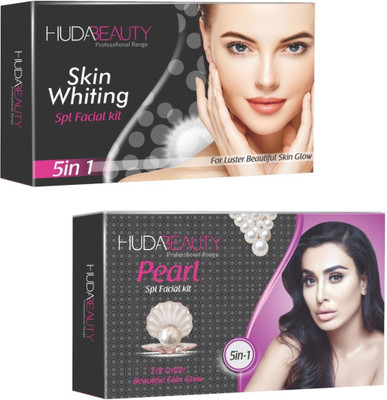 

Huda Beauty Professional Range Skin Whiting & Pearl Facial Kit 900 g(Set of 2)