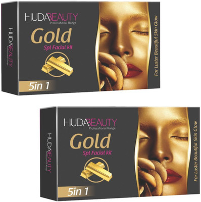 

Huda Beauty Professional Range Gold & Gold Facial Kit 900 g(Set of 2)