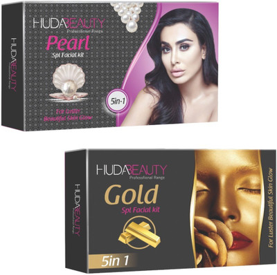 

Huda Beauty Professional Range Pearl & Gold Facial Kit 900 g(Set of 2)