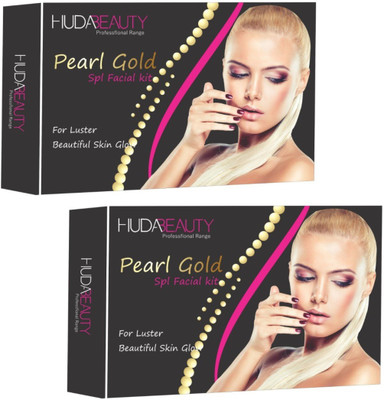 

Huda Beauty Professional Range Pearl Gold & Pearl Gold Facial Kit 900 g(Set of 2)