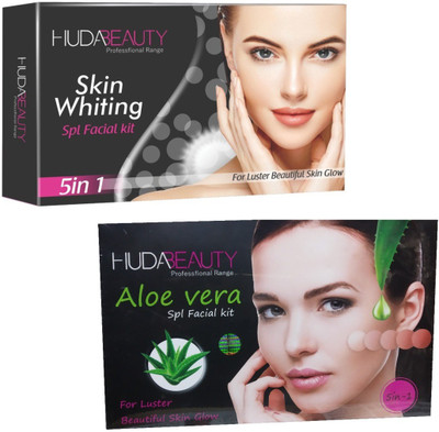 

Huda Beauty Professional Range Skin Whiting & Aloe Vera Facial Kit 900 g(Set of 2)