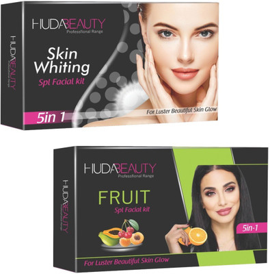 Huda Beauty Professional Range Skin Whiting & Fruit Facial Kit 900 g(Set of 2)