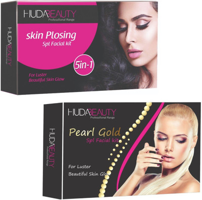 

Huda Beauty Professional Range Skin Polising & Pearl Gold Facial Kit 900 g(Set of 2)