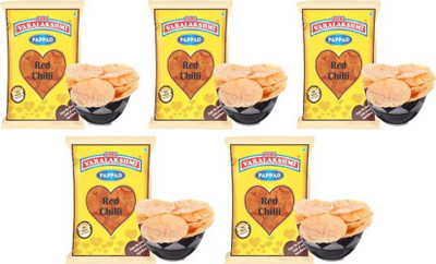 

Varalakshmi Red Chilli Sabudana Pappad Pack of 5 (500 Grams) 100 g(Pack of 5)