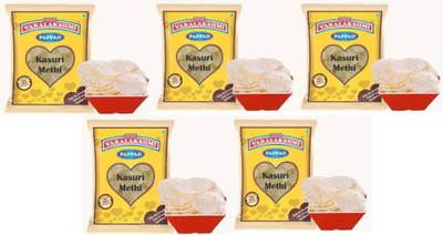

Varalakshmi Kasuri Methi Flavoured Sabudana Pappad Pack of 5 (500grams) 100 g(Pack of 5)