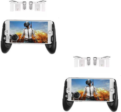 

ZACU Set of 2 3 in 1 Mobile game joystick Grip Gaming Accessory Kit(Silver, For Android, iOS)