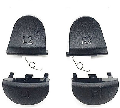 

Dobe New L1 L2 + R1 R2 Trigger Button Replacement Part For PS4 3.0 Controller JDS 030 Gaming Accessory Kit(Black, For PS4)