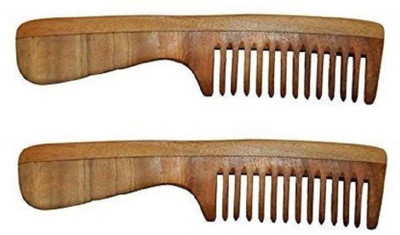 

iyaan Neem Wood Comb (Combo Of 2 Comb)